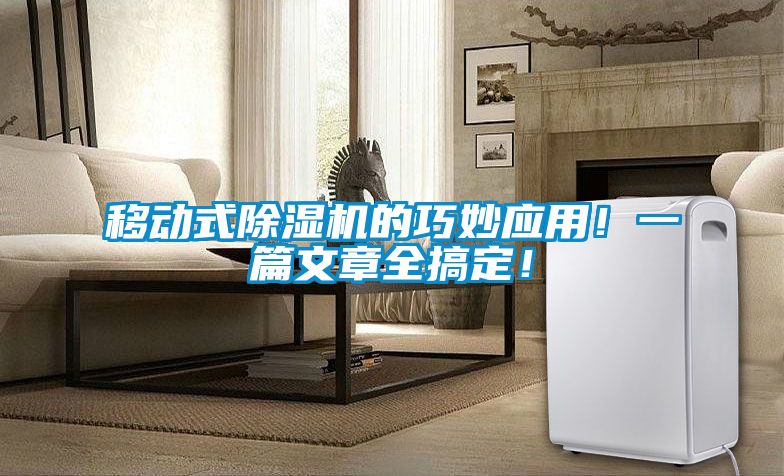 移動式除濕機的巧妙應用！一篇文章全搞定！