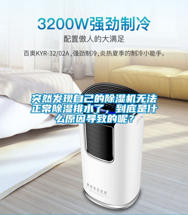 突然發(fā)現(xiàn)自己的除濕機無法正常除濕排水了，到底是什么原因?qū)е碌哪兀?/></p>
<p style=