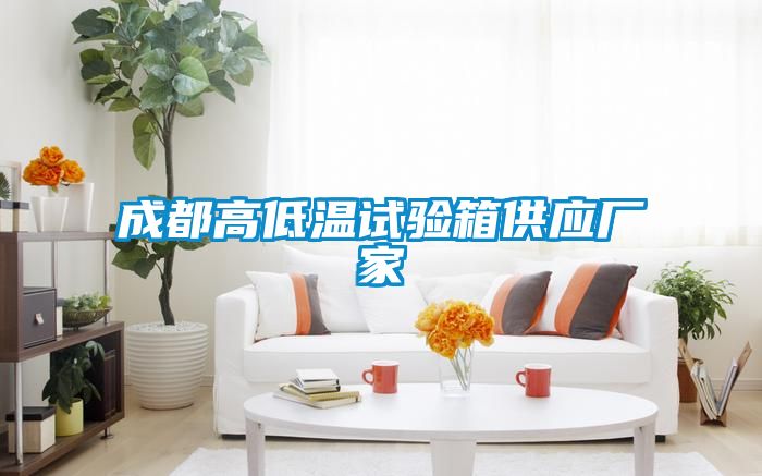 成都高低溫試驗箱供應廠家