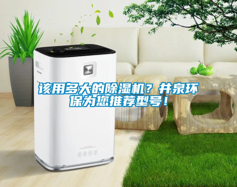 該用多大的除濕機？井泉環保為您推薦型號！