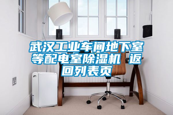 武漢工業車間地下室等配電室除濕機 返回列表頁