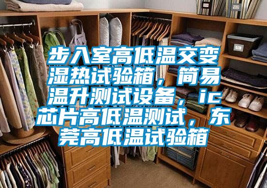 步入室高低溫交變濕熱試驗箱，簡易溫升測試設備，ic芯片高低溫測試，東莞高低溫試驗箱