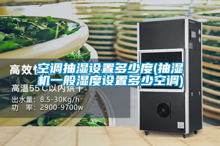 空調抽濕設置多少度(抽濕機一般濕度設置多少空調)