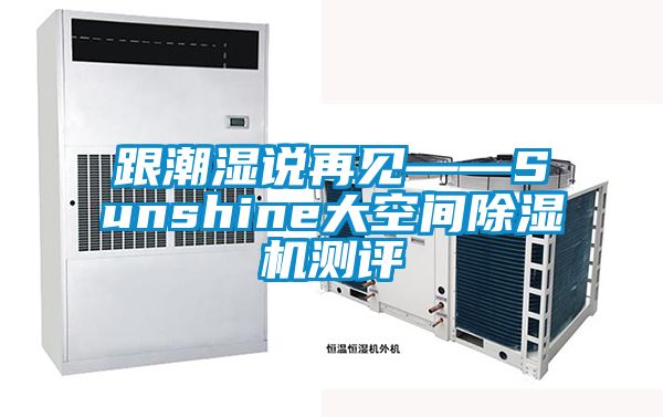 跟潮濕說再見——Sunshine大空間除濕機測評