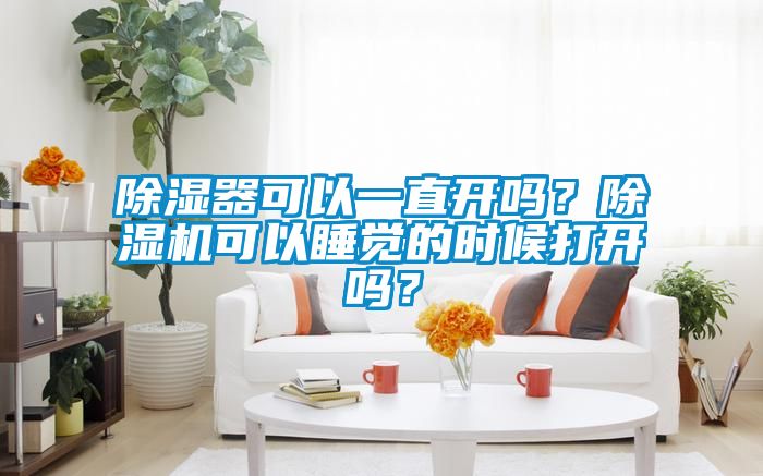 除濕器可以一直開嗎？除濕機可以睡覺的時候打開嗎？