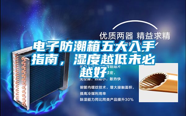 電子防潮箱五大入手指南，濕度越低未必越好