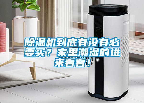 除濕機到底有沒有必要買？家里潮濕的進來看看！