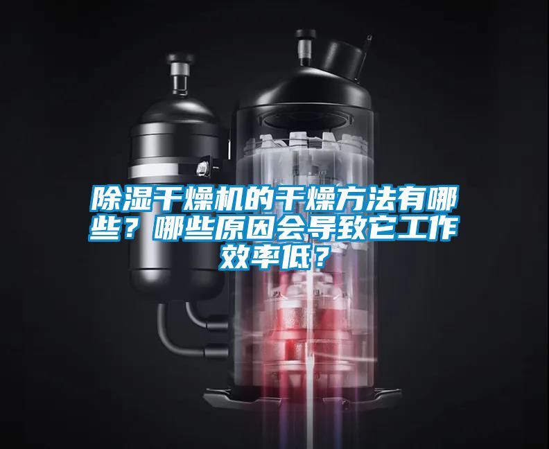 除濕干燥機的干燥方法有哪些？哪些原因會導致它工作效率低？