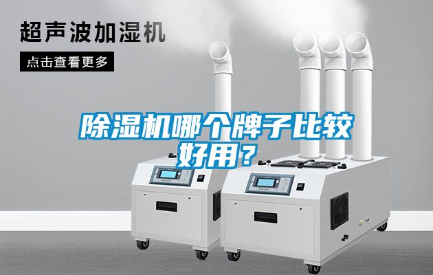 除濕機哪個牌子比較好用？