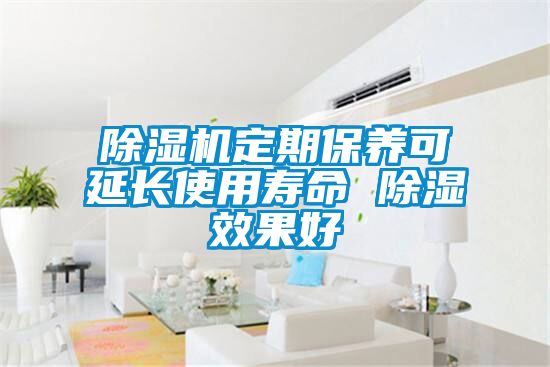 除濕機定期保養可延長使用壽命 除濕效果好