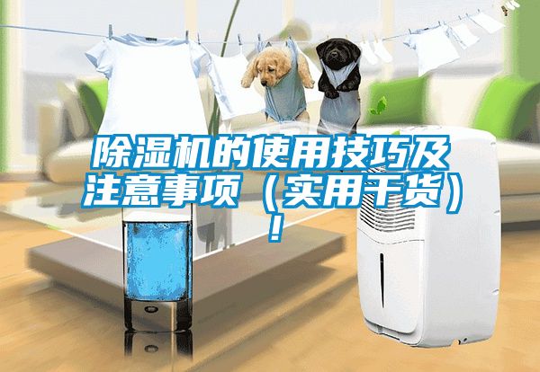 除濕機的使用技巧及注意事項（實用干貨）！