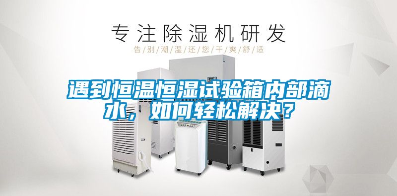 遇到恒溫恒濕試驗箱內(nèi)部滴水，如何輕松解決？