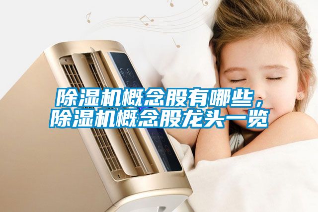 除濕機概念股有哪些，除濕機概念股龍頭一覽