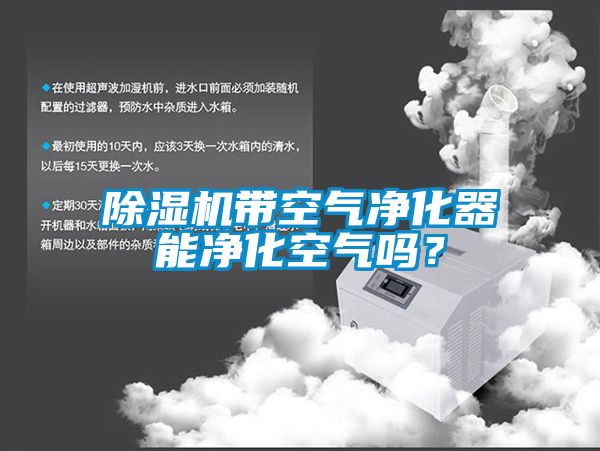 除濕機帶空氣凈化器能凈化空氣嗎？