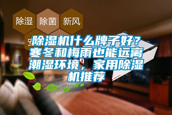 除濕機什么牌子好？寒冬和梅雨也能遠離潮濕環境，家用除濕機推薦
