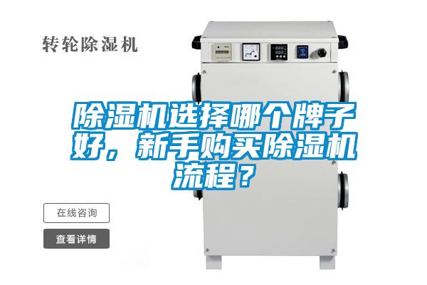 除濕機選擇哪個牌子好，新手購買除濕機流程？