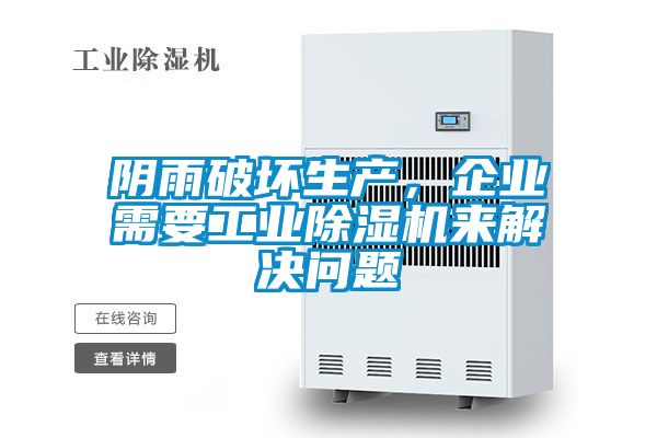 陰雨破壞生產，企業需要工業除濕機來解決問題