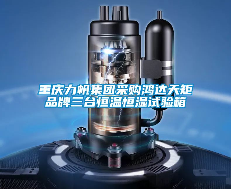 重慶力帆集團(tuán)采購鴻達(dá)天矩品牌三臺恒溫恒濕試驗(yàn)箱